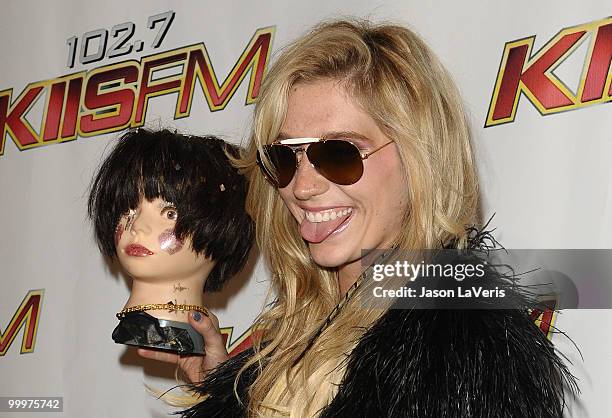 Ke$ha attends KIIS FM's 2010 Wango Tango Concert at Staples Center on May 15, 2010 in Los Angeles, California.