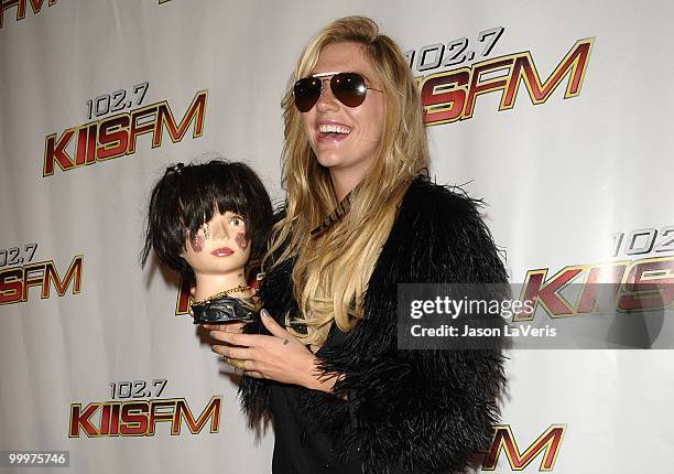 Ke$ha attends KIIS FM's 2010 Wango Tango Concert at Staples Center on May 15, 2010 in Los Angeles, California.