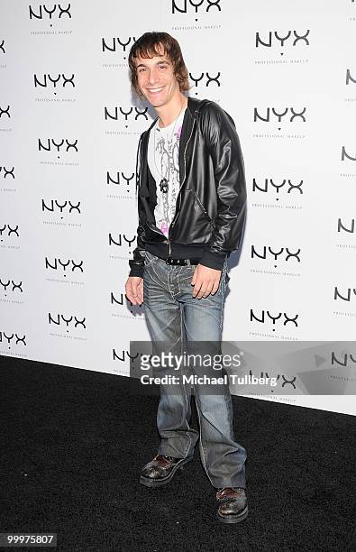 Actor T.J. Fantini arrives at the Nyx Professional Makeup Decade & 1 Year Anniversary Party, held at the Hollywood Roosevelt Hotel on May 18, 2010 in...
