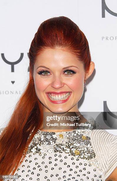 Dancing With The Stars" dancer Anna Trebunskaya arrives at the Nyx Professional Makeup Decade & 1 Year Anniversary Party, held at the Hollywood...