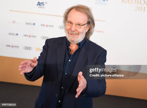 Benny Andersson arrives at the German Radio Award 2017 at the plaza of the Elbphilharmonie concert hall in Hamburg, Germany, 7 September 2017. The...