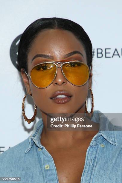 LaToya Forever attends the Beautycon Festival LA 2018 at Los Angeles Convention Center on July 15, 2018 in Los Angeles, California.