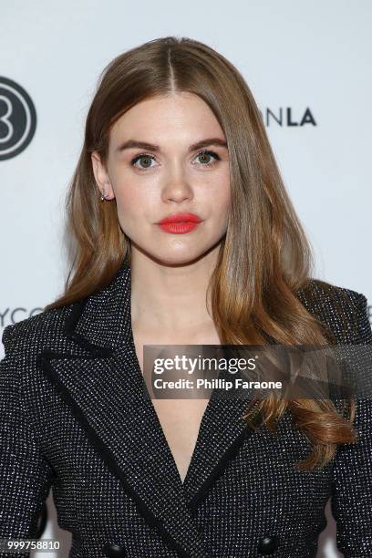 Holland Roden attends the Beautycon Festival LA 2018 at Los Angeles Convention Center on July 15, 2018 in Los Angeles, California.