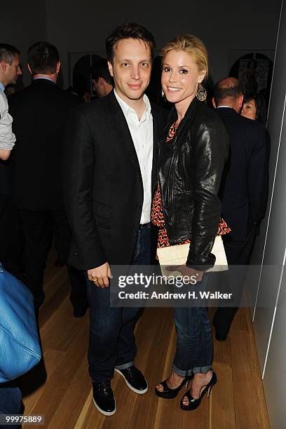 InStyle Editor Ariel Foxman and actress Julie Bowen attend a celebration for the New York Upfronts hosted by Ariel Foxman, Editor of InStyle, and ICM...