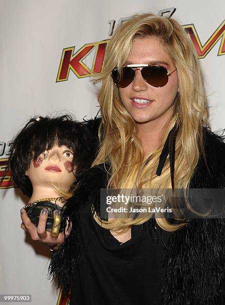 Ke$ha attends KIIS FM's 2010 Wango Tango Concert at Staples Center on May 15, 2010 in Los Angeles, California.