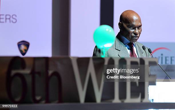 Abdoulaye Wade, Senegal's president, speaks at the 6th World Islamic Economic Forum , in Kuala Lumpur, Malaysia, on Wednesday, May 19, 2010. The...