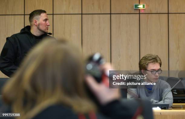 The defendant Marcel H. During the first day of his trial at the district court in Bochum, Germany, 8 September 2017. The 19 year old allegedly...