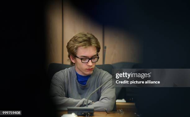 The defendant Marcel H. During the first day of his trial at the district court in Bochum, Germany, 8 September 2017. The 19 year old allegedly...