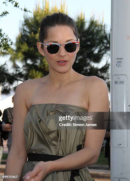 Marion Cotillard is seen on May 17, 2010 in Cannes, France.