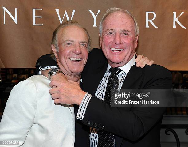 Actor James Caan and producer Jerry Weintraub attend Barneys New York Celebrates The Release of Jerry Weintraub's New Book "When I Stop Talking...