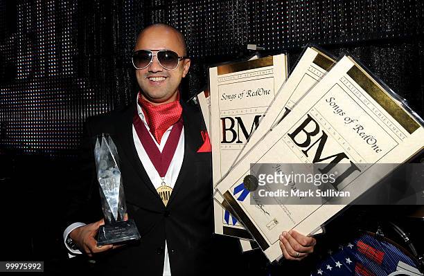 Producer/songwriter RedOne poses during the 58th Annual BMI Pop Awards held at the Beverly Wilshire Hotel on May 18, 2010 in Beverly Hills,...