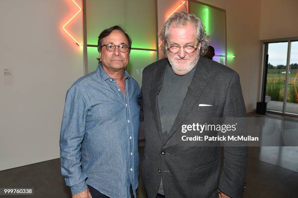 Donald Sultan attends the Parrish Art Museum Midsummer Party 2018 at Parrish Art Museum on July 14, 2018 in Water Mill, New York.