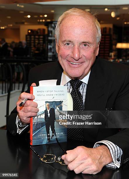 Producer Jerry Weintraub attends Barneys New York Celebrates The Release Of Jerry Weintraub's New Book "When I Stop Talking You'll Know I'm Dead:...