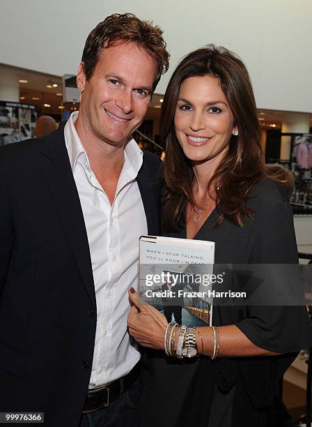 Actress/model Cindy Crawford and husband Rande Gerber attend Barneys New York Celebrates The Release Of Jerry Weintraub's New Book "When I Stop...