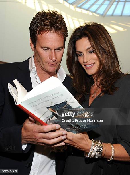 Actress/model Cindy Crawford and husband Rande Gerber attend Barneys New York Celebrates The Release Of Jerry Weintraub's New Book "When I Stop...