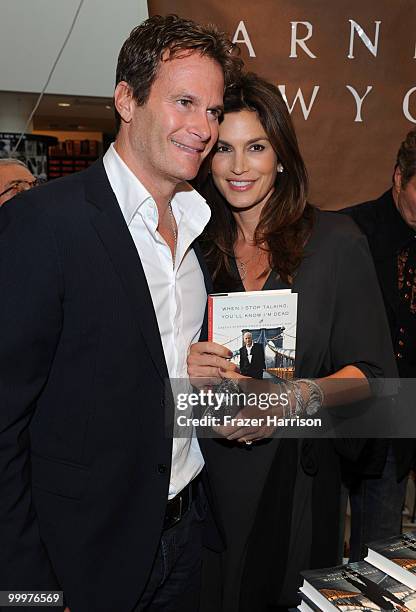 Actress/model Cindy Crawford and husband Rande Gerber attend Barneys New York Celebrates The Release Of Jerry Weintraub's New Book "When I Stop...