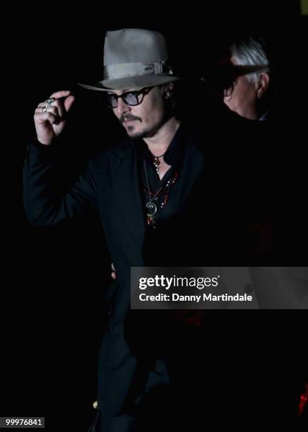 American actor Johnny Depp attend the 63rd Cannes Film Festival on May 18, 2010 in Cannes, France.