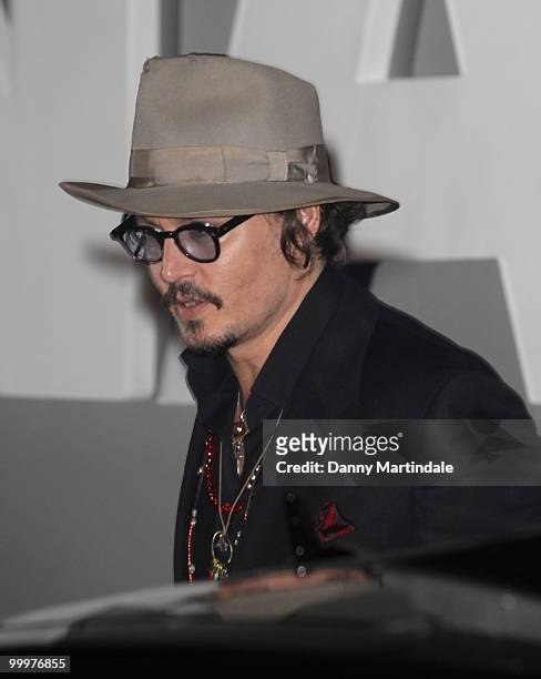 American actor Johnny Depp attend the 63rd Cannes Film Festival on May 18, 2010 in Cannes, France.
