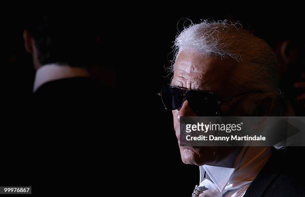 Fashion designer Karl Lagerfeld attends the 63rd Cannes Film Festival on May 18, 2010 in Cannes, France.