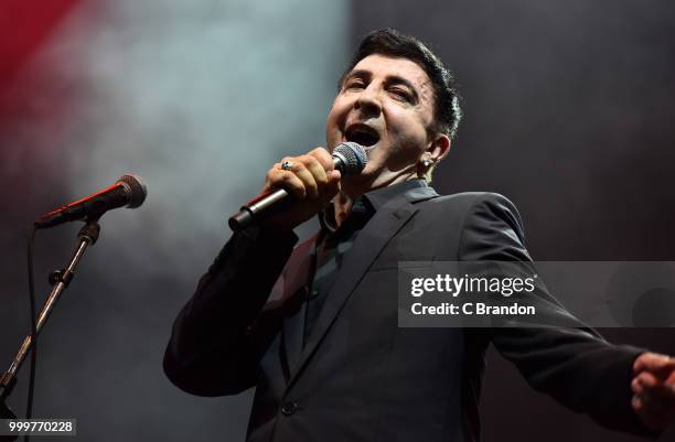 Marc Almond performs on stage during Day 6 of Kew The Music at Kew Gardens on July 15, 2018 in London, England.