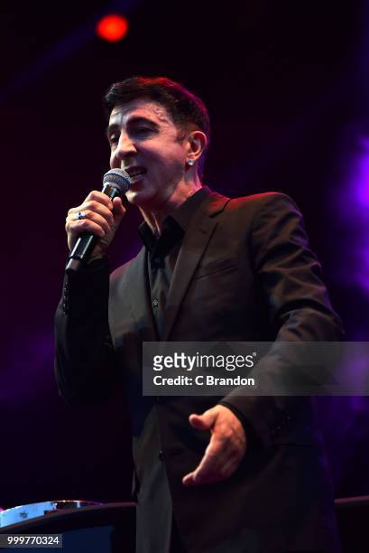 Marc Almond performs on stage during Day 6 of Kew The Music at Kew Gardens on July 15, 2018 in London, England.