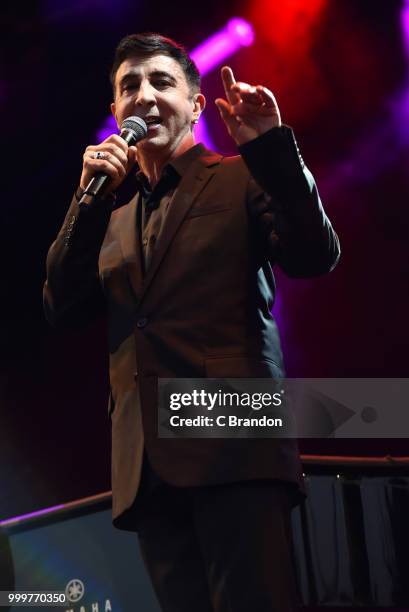 Marc Almond performs on stage during Day 6 of Kew The Music at Kew Gardens on July 15, 2018 in London, England.