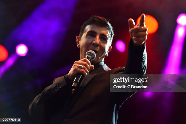 Marc Almond performs on stage during Day 6 of Kew The Music at Kew Gardens on July 15, 2018 in London, England.