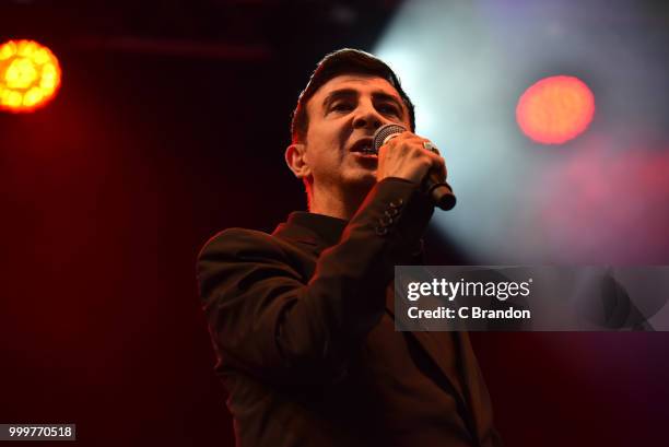 Marc Almond performs on stage during Day 6 of Kew The Music at Kew Gardens on July 15, 2018 in London, England.