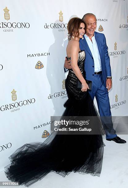 Singer Cheryl Cole and Fawaz Gruosi attend the de Grisogono party at the Hotel Du Cap on May 18, 2010 in Cap D'Antibes, France.