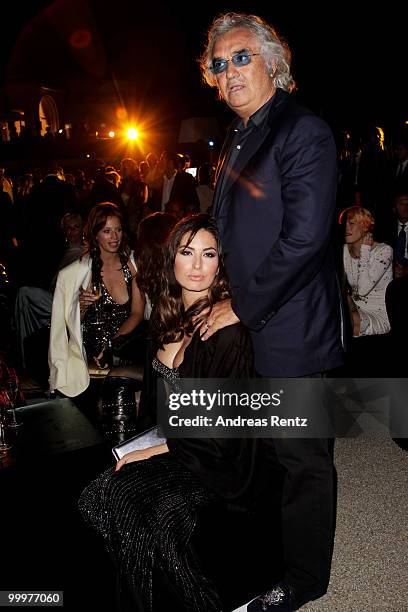Elisabetta Gregoraci and Flavio Briatore attend the de Grisogono Party at the Hotel Du Cap on May 18, 2010 in Cap D'Antibes, France.