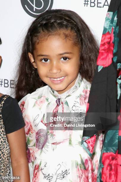 Royalty Brown attends the Beautycon Festival LA 2018 at the Los Angeles Convention Center on July 15, 2018 in Los Angeles, California.