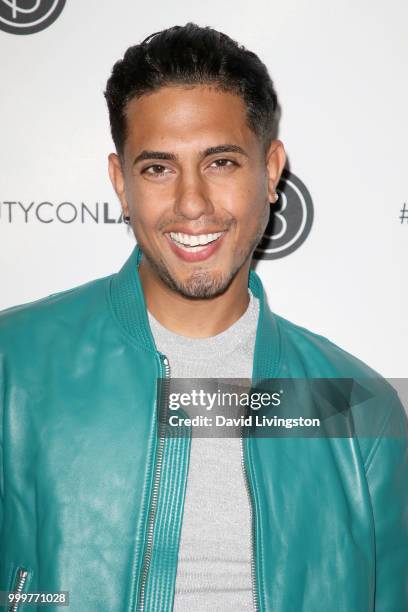 Candelaria attends the Beautycon Festival LA 2018 at the Los Angeles Convention Center on July 15, 2018 in Los Angeles, California.