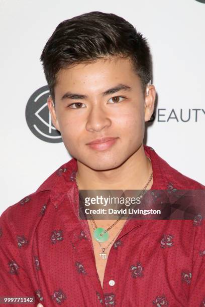 Chella Man attends the Beautycon Festival LA 2018 at the Los Angeles Convention Center on July 15, 2018 in Los Angeles, California.