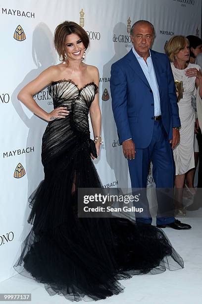 Singer Cheryl Cole and Fawaz Gruosi attend the de Grisogono party at the Hotel Du Cap on May 18, 2010 in Cap D'Antibes, France.