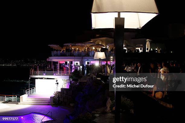 External view of the de Grisogono "Crazy Chic Evening" cocktail party at the Hotel Du Cap Eden Roc on May 18, 2010 in Antibes, France.