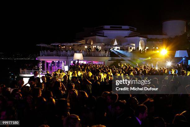 External view of the de Grisogono "Crazy Chic Evening" cocktail party at the Hotel Du Cap Eden Roc on May 18, 2010 in Antibes, France.