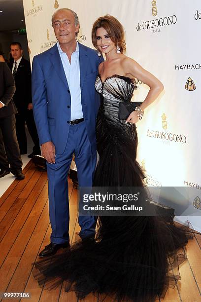 Singer Cheryl Cole and Fawaz Gruosi attend the de Grisogono party at the Hotel Du Cap on May 18, 2010 in Cap D'Antibes, France.