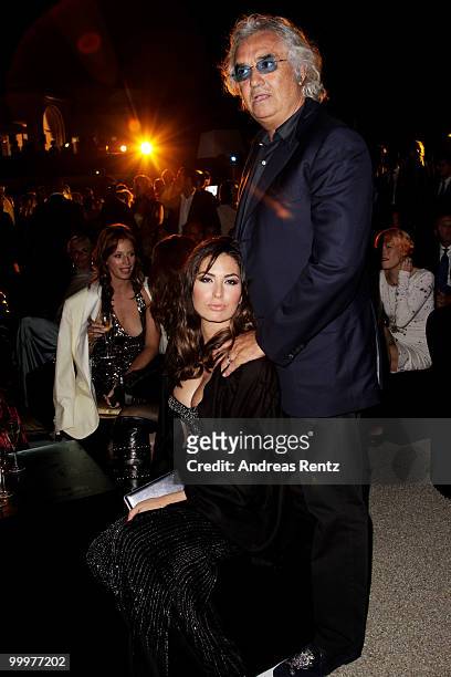 Elisabetta Gregoraci and Flavio Briatore attend the de Grisogono Party at the Hotel Du Cap on May 18, 2010 in Cap D'Antibes, France.