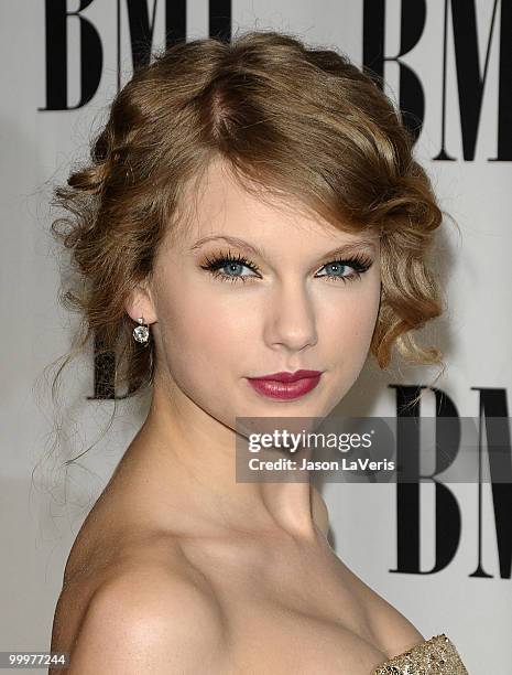 Taylor Swift attends BMI's 58th annual Pop Awards at the Beverly Wilshire Hotel on May 18, 2010 in Beverly Hills, California.