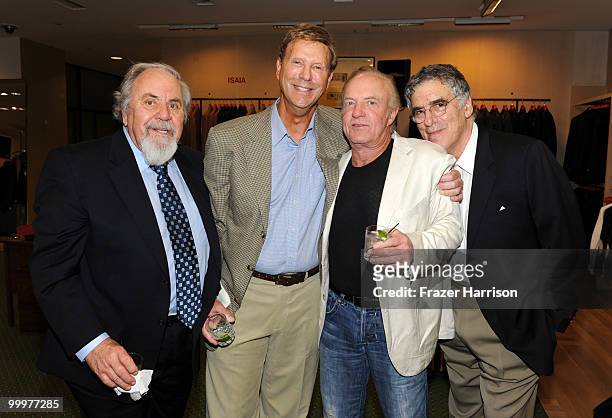 Producer George Schlatter, actor Bob Einstein, actor James Caan and actor Elliott Gould attend Barneys New York Celebrates The Release Of Jerry...