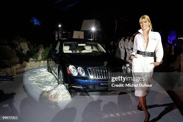 Jewells model attends the de Grisogono "Crazy Chic Evening" cocktail party at the Hotel Du Cap Eden Roc on May 18, 2010 in Antibes, France.