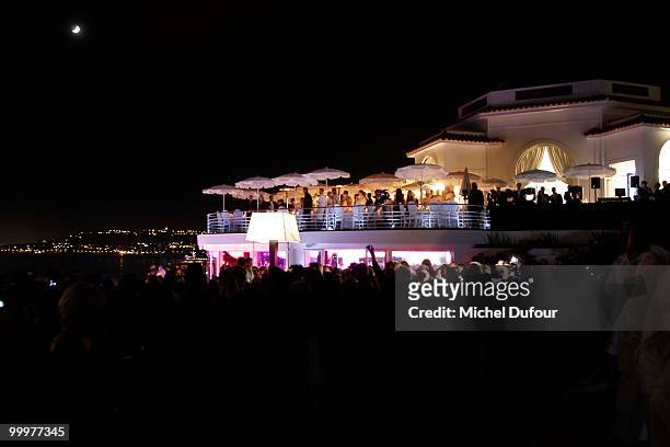 External view of the de Grisogono "Crazy Chic Evening" cocktail party at the Hotel Du Cap Eden Roc on May 18, 2010 in Antibes, France.