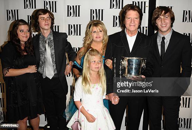 John Fogerty and family attend BMI's 58th annual Pop Awards at the Beverly Wilshire Hotel on May 18, 2010 in Beverly Hills, California.