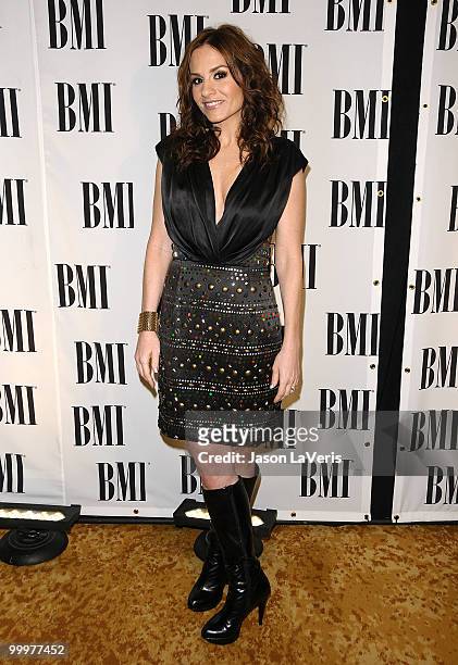 Kara DioGuardi attends BMI's 58th annual Pop Awards at the Beverly Wilshire Hotel on May 18, 2010 in Beverly Hills, California.