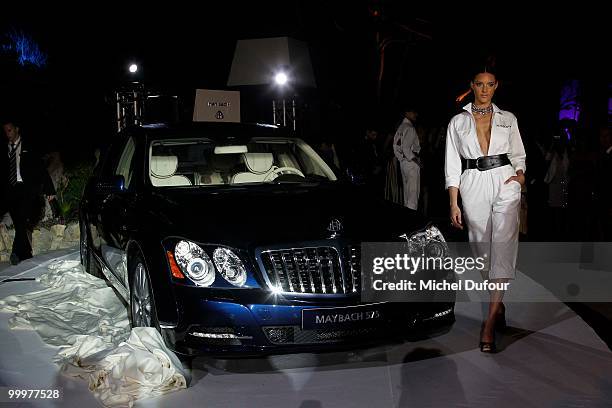 Jewells model attends the de Grisogono "Crazy Chic Evening" cocktail party at the Hotel Du Cap Eden Roc on May 18, 2010 in Antibes, France.