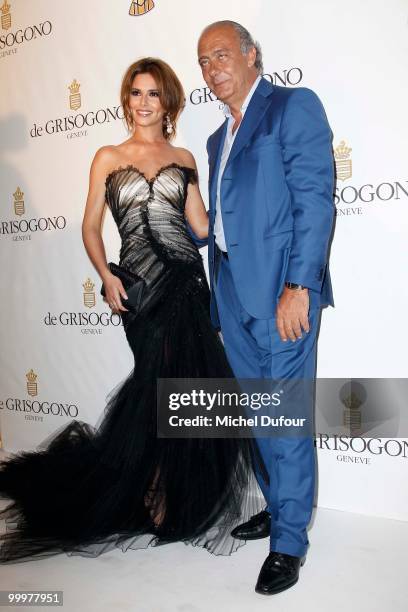 Cheryl Cole and Fawaz Gruosi attend the de Grisogono party at the Hotel Du Cap on May 18, 2010 in Cap D'Antibes, France.