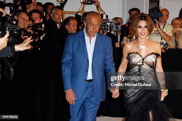 Cheryl Cole and Fawaz Gruosi attend the de Grisogono party at the Hotel Du Cap on May 18, 2010 in Cap D'Antibes, France.