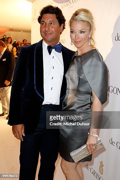 Giorgio Veroni and Tamara Beckwith attend the de Grisogono party at the Hotel Du Cap on May 18, 2010 in Cap D'Antibes, France.