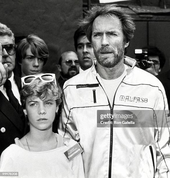 Clint Eastwood and Daughter