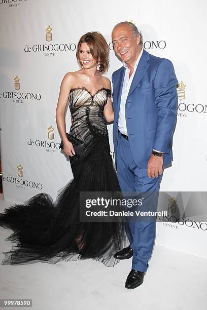 Singer Cheryl Cole and Fawaz Gruosi attend the de Grisogono party at the Hotel Du Cap on May 18, 2010 in Cap D'Antibes, France.